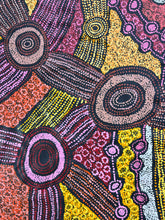 Load image into Gallery viewer, Up close of painting by Clarise Tunkin Minma Malilu 
