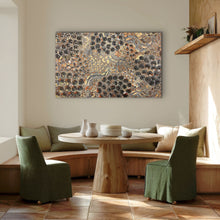 Load image into Gallery viewer, "Yam Dreaming" by Rachael Nambula - view 6, 149cm x 91cm - Aboriginal art
