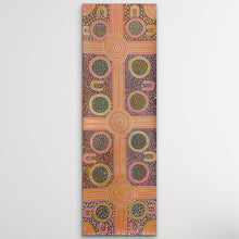 Load image into Gallery viewer, "My Country" Stephen Pitjara 121cm x 40cm, Traditional Aboriginal painting from Northern Territory, Utopia Region
