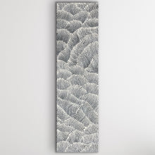 Load image into Gallery viewer, Full vertical image highlighting the length and intricate dot work of Maureen Hudson’s painting.
