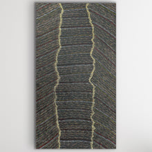 Load image into Gallery viewer, Close-up showing intricate dot work in Water Dreaming Aboriginal artwork

