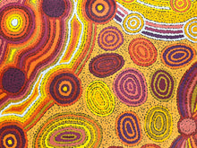 Load image into Gallery viewer, "Wanampi Tjukurpa (Piltati)" Megan Lyons 145cm x 100cm dot art for sale
