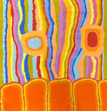 Load image into Gallery viewer, "Wanapi Tjukurpa (Piltati)" original Aboriginal painting by Rini Tiger, 58cm x 56cm - authentic Indigenous Australian artwork
