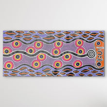 Load image into Gallery viewer, &quot;Warlukurlangu Jukurrpa&quot; (Fire Dreaming) Vivienne Nakamarra Kelly 93cm x 42cm
