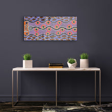 Load image into Gallery viewer, &quot;Warlukurlangu Jukurrpa&quot; (Fire Dreaming) Vivienne Nakamarra Kelly 93cm x 42cm
