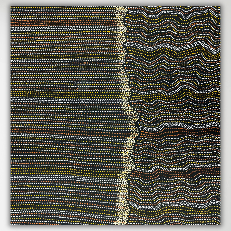 "Water Dreaming" Chantelle Nampijinpa Robertson 69cm x 66cm