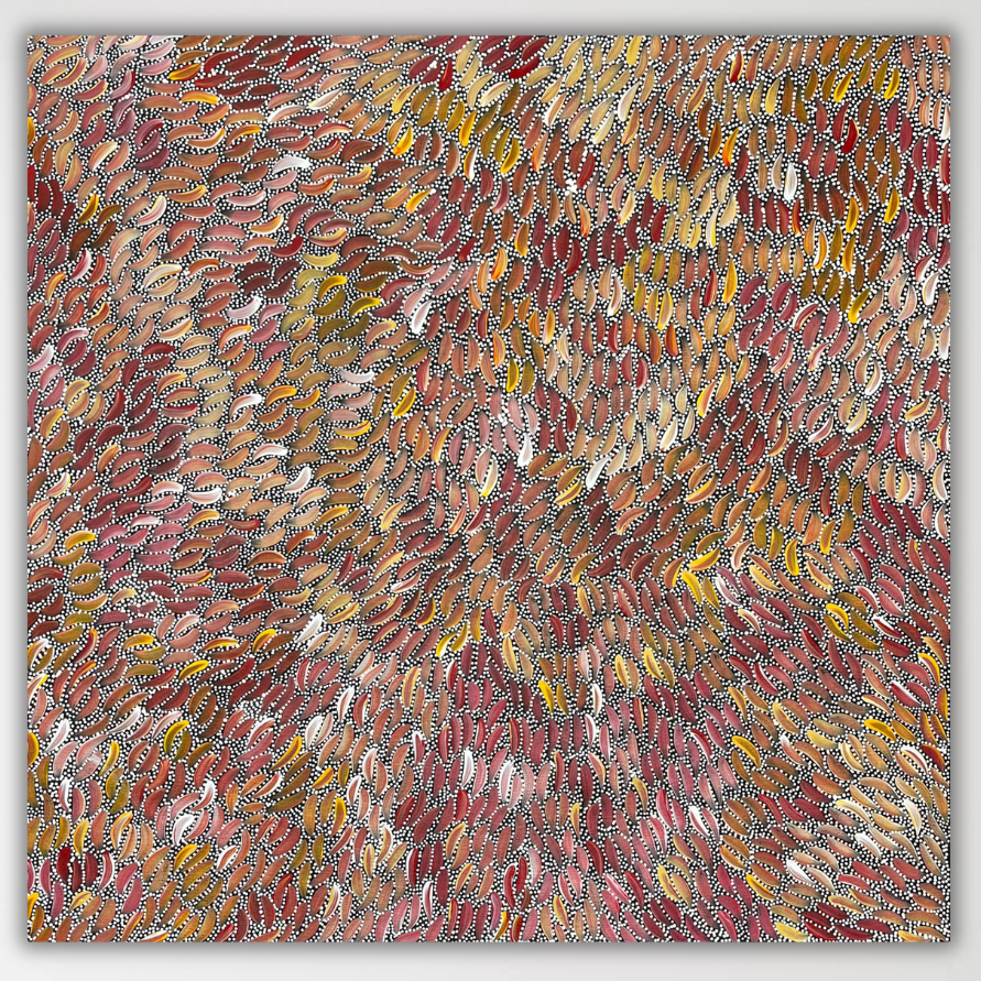 Water Dreaming Chantelle Nampijinpa Robertson 93cmx91cm original painting