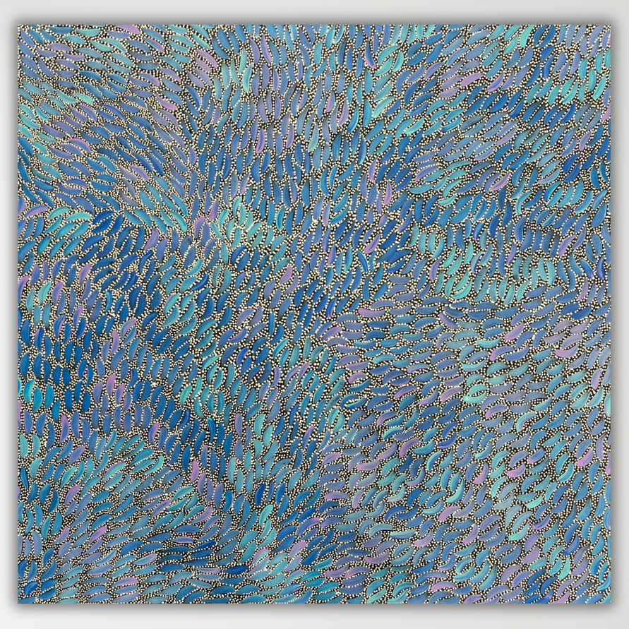 "Water Dreaming" Chantelle Nampijinpa Robertson 93cm x 91cm