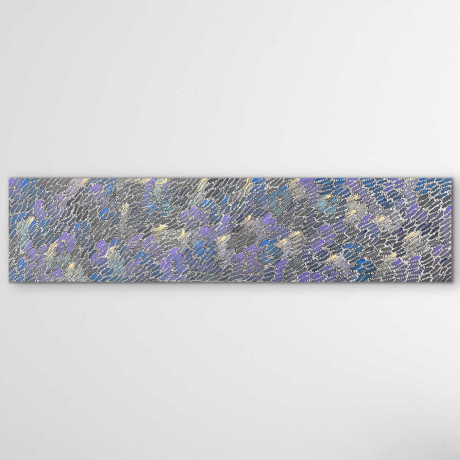 "Water Dreaming" Chantelle Nampijinpa Robertson 120cm x 30cm