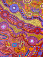 Load image into Gallery viewer, "Wati-Ngintaka Tjukurrpa (Angatja Homeland)" original Aboriginal painting by Megan Lyons, 181cm x 121cm - authentic Indigenous Australian artwork
