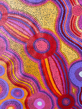 Load image into Gallery viewer, "Wati-Ngintaka Tjukurrpa (Angatja Homeland)" original Aboriginal painting by Megan Lyons, 181cm x 121cm - authentic Indigenous Australian artwork
