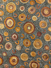 Load image into Gallery viewer, &quot;Gathering and Waterholes&quot; Stephen Pitjara 94cm x 88cm
