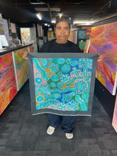 Load image into Gallery viewer, &quot;Bush Flowers&quot; Bernadine Johnson Kemarre 60cm x 60cm
