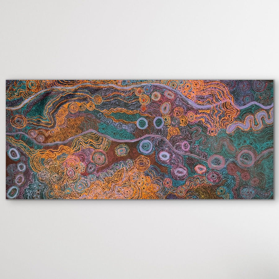 “Piltati Tjukurpa" Rhoda Tjitayi 204cm x 94cm