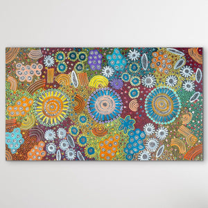 "Bush Plum Dreaming" June Bird 152cm x 88cm