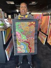 Load image into Gallery viewer, &quot;Budgerigar Dreaming&quot; Julieanne Nungurrayi Turner 63cm x 35cm
