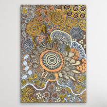 Load image into Gallery viewer, &quot;Bush Tucker&quot; Julieanne Nungurrayi Turner 89cm x 59cm

