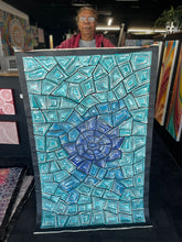Load image into Gallery viewer, &quot;Waterholes&quot; Maureen Nampijinpa Hudson 141cm x 90cm
