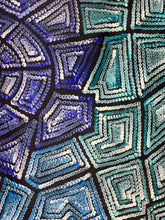 Load image into Gallery viewer, &quot;Waterholes&quot; Maureen Nampijinpa Hudson 141cm x 90cm
