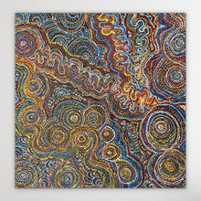 Load image into Gallery viewer, &quot;Caterpillar Dreaming&quot; Rhoda Tjitayi 60cm x 61cm
