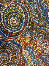 Load image into Gallery viewer, &quot;Caterpillar Dreaming&quot; Rhoda Tjitayi 60cm x 61cm
