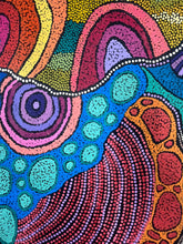 Load image into Gallery viewer, &quot;My Country&quot; Damien and Yilpi Marks 202cm x 148cm
