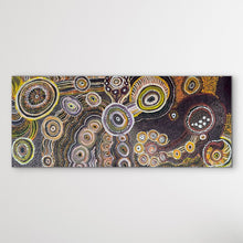 Load image into Gallery viewer, &quot;Seven Sisters Dreaming (Kungkarangkalpa Tjukurpa)&quot; Tanya Brady 86cm x 199cm
