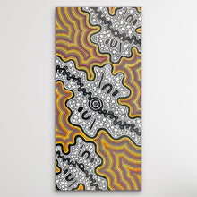 Load image into Gallery viewer, "Mina Mina Country" Vivienne Nakamarra Kelly 43cm x 93cm
