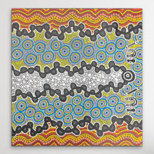 Load image into Gallery viewer, "Mina Mina Country" Vivienne Nakamarra Kelly 59cm x 62cm
