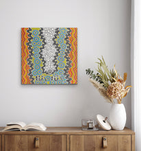Load image into Gallery viewer, "Mina Mina Country" Vivienne Nakamarra Kelly 60cm x 62cm
