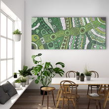 Load image into Gallery viewer, "Minyma Malilu" by Clarise Tunkin - view 9, 200cm x 87cm - Aboriginal art
