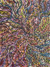 Load image into Gallery viewer, "Medicine Leaves" original Aboriginal painting by Rachael Nambula, 95cm x 72cm - authentic Indigenous Australian artwork
