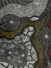 Load image into Gallery viewer, Rayleen Pula Price with original painting "My Country" - Aboriginal artist
