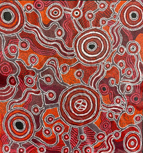 Load image into Gallery viewer, Country landscape painting authentic Aboriginal art "Minyma Kutjara Munu Ngura" Daisybell Kulyuru 113cm x 120cm
