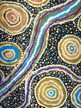 Load image into Gallery viewer, "Waterholes" original Aboriginal painting by Pollyanne Smith Tjungkaya, 61cm x 60cm - authentic Indigenous Australian artwork
