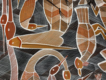 Load image into Gallery viewer, "Billabong Story" original Aboriginal painting by Eddie Blitner, 143cm x 87cm - authentic Indigenous Australian artwork
