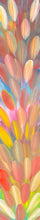 Load image into Gallery viewer, "Bush Medicine Leaves" original Aboriginal painting by Roseanne Morton Petyarre, 120cm x 22cm - authentic Indigenous Australian artwork

