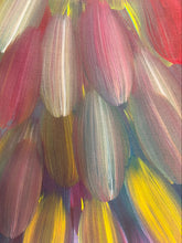 Load image into Gallery viewer, "Bush Medicine Leaves" original Aboriginal painting by Roseanne Morton Petyarre, 120cm x 22cm - authentic Indigenous Australian artwork
