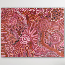 Load image into Gallery viewer, "Mamungaryi-nya" original Aboriginal painting by Renae Nakamarra Nelson, 116cm x 90cm - authentic Indigenous Australian artwork
