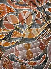 Load image into Gallery viewer, "Billabong Story" original Aboriginal painting by Eddie Blitner, 125cm x 88cm - authentic Indigenous Australian artwork
