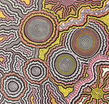 Load image into Gallery viewer, "My Country Landscape" original Aboriginal painting by Farron Furber Jampitjinpa, 61cm x 60cm - authentic Indigenous Australian artwork
