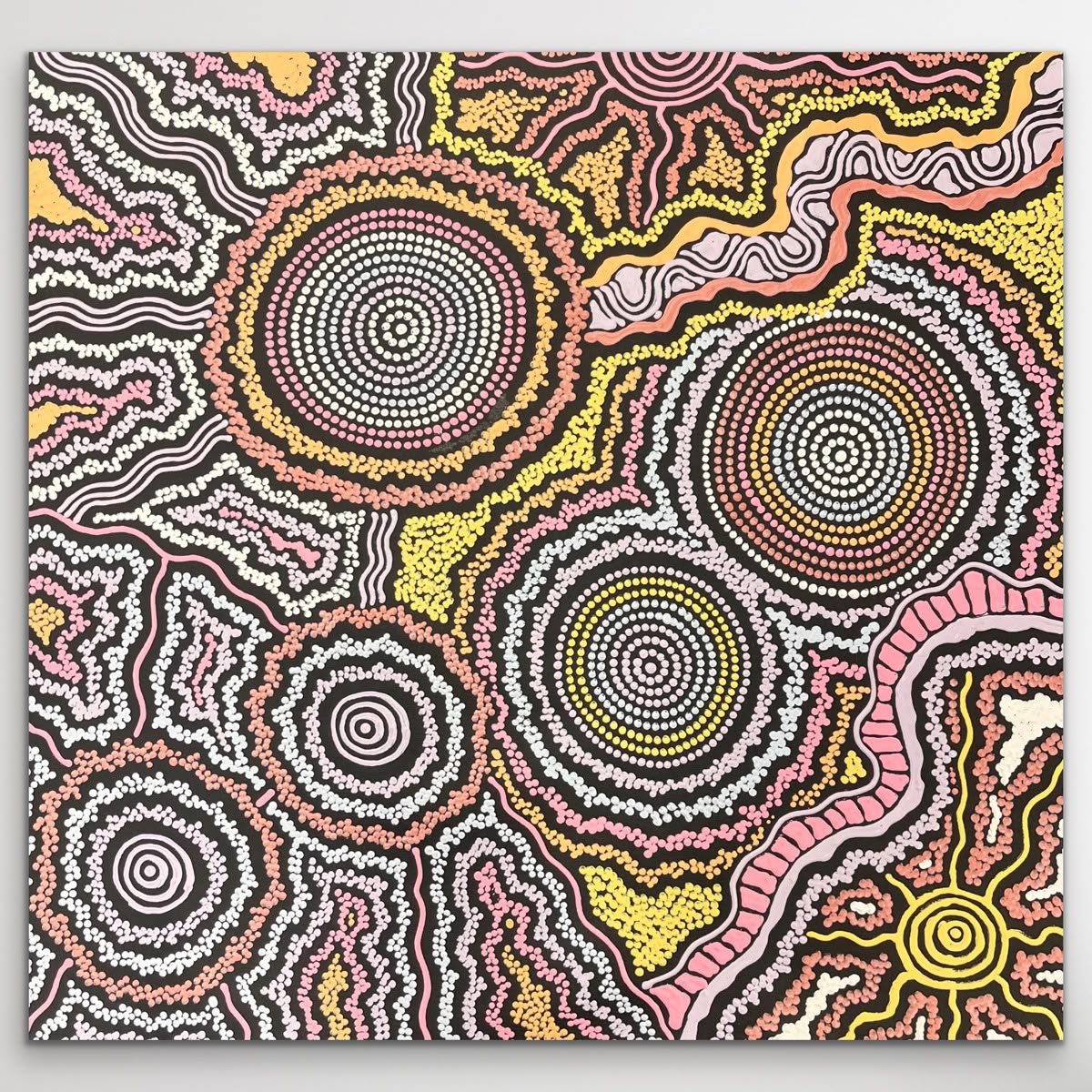 "My Country Landscape" Farron Furber Jampitjinpa 61cm x 60cm