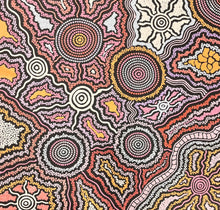 Load image into Gallery viewer, "My Country Landscape" original Aboriginal painting by Farron Furber Jampitjinpa, 61cm x 60cm - authentic Indigenous Australian artwork
