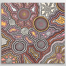 Load image into Gallery viewer, "My Country Landscape" original Aboriginal painting by Farron Furber Jampitjinpa, 61cm x 60cm - authentic Indigenous Australian artwork

