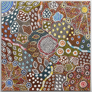 "Bush Medicine Leaves" Naomi Pula Price 103cm x 102cm