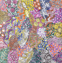 Load image into Gallery viewer, "Awelye" original Aboriginal painting by Karen Bird Ngale, 150cm x 150cm - authentic Indigenous Australian artwork
