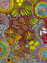 Load image into Gallery viewer, "Budgerigar Dreaming" original Aboriginal painting by Julieanne Turner Nungurrayi, 62cm x 61cm - authentic Indigenous Australian artwork
