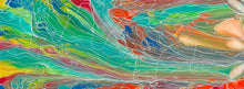 Load image into Gallery viewer, "Pantu (Salt Lake)" original Aboriginal painting by Janice Stanley, 170cm x 65cm - authentic Indigenous Australian artwork
