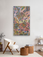 Load image into Gallery viewer, "Yam Dreaming" Jedda Purvis Kngwarreye 152cm x 86cm art room 

