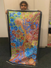 Load image into Gallery viewer, &quot;Bush Flowers&quot; Bernadine Johnson Kemarre 141cm x 75cm
